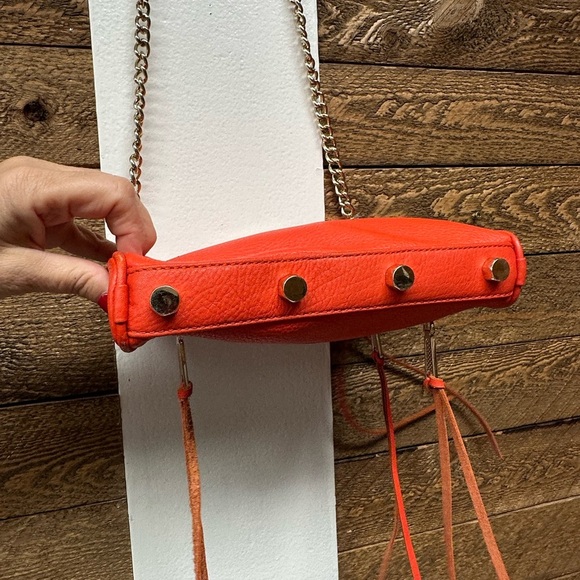 Rebecca Minkoff Mini MAC Crossbody – Flame Orange Leather - Picture 9 of 9